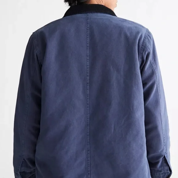 Rare Dickies Washed Duck Sherpa Lined Chore Jacket - Picture 3 of 4